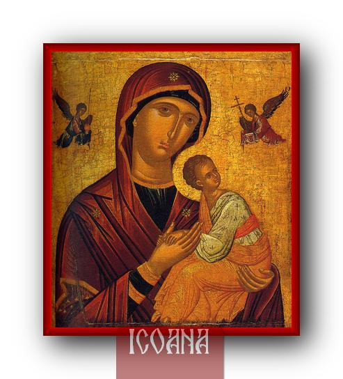 Icoana Maicii Domnului Amolyntos, icoană pictată, cod:MDP302 - imagine 2