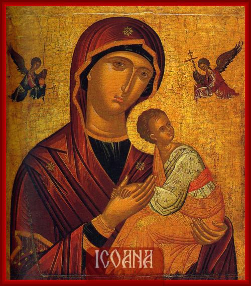 Icoana Maicii Domnului Amolyntos, icoană pictată, cod:MDP302