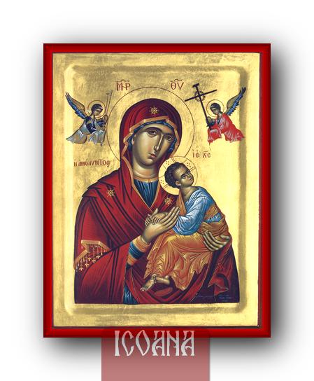 Icoana Maicii Domnului Amolyntos, icoană pictată, cod:MDP359 - imagine 2
