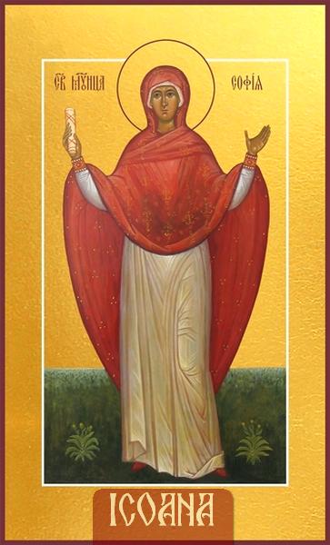 Icoana Sfintei Mucenițe Sofia, cod:SFE429