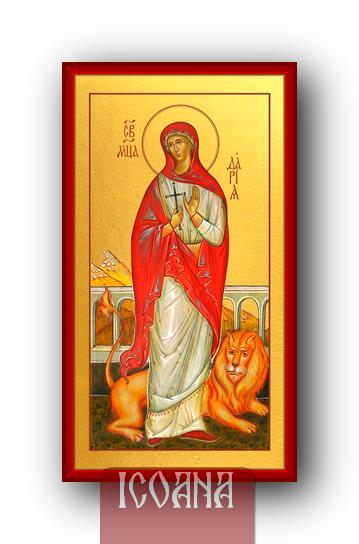 Icoana pictata a Sfintei Daria, cod:SFEP182 - imagine 2