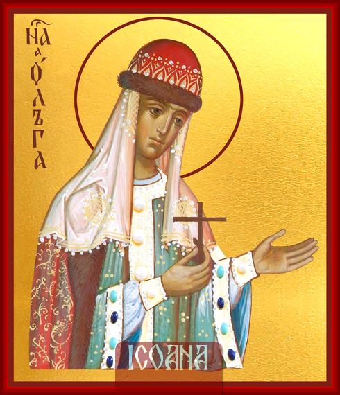 Icoana pictata a Sfintei Olga, cod:SFEP365