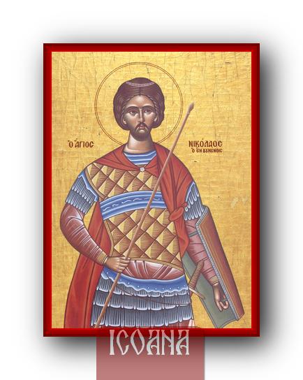 Icoana pictata a Sfantului Nicolae, cod:SFP363 - imagine 2